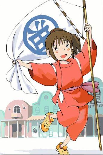 

Chihiro Spirited Away – Paint By Numbers - 40*50CM, 501 Original