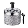 Push Down Ashtray Windproof Spinning Ashtray Desktop Ashtray for Home Office Car