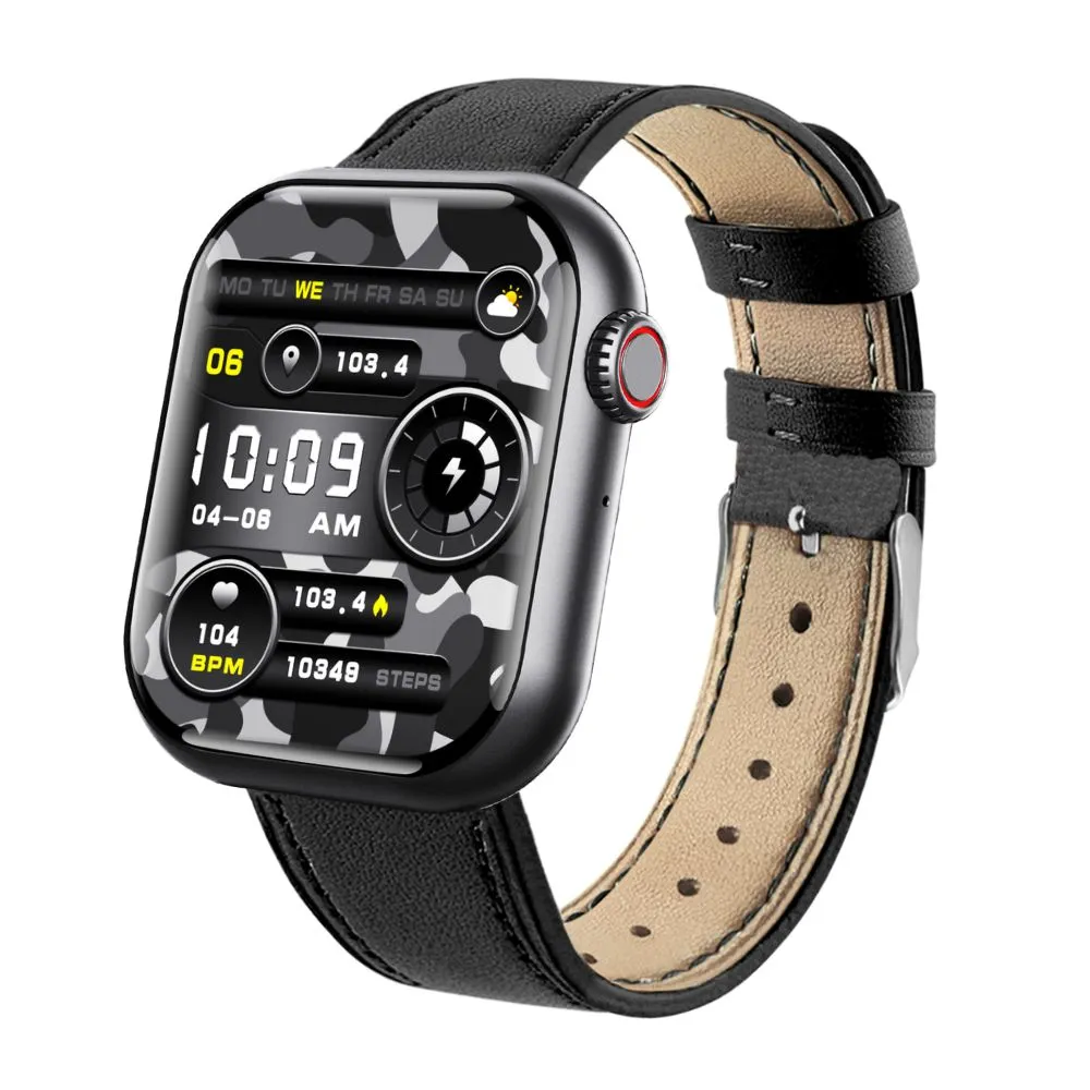 Blood Pressure Blood oxygen Sleep Monitoring Waterproof Smartwatch