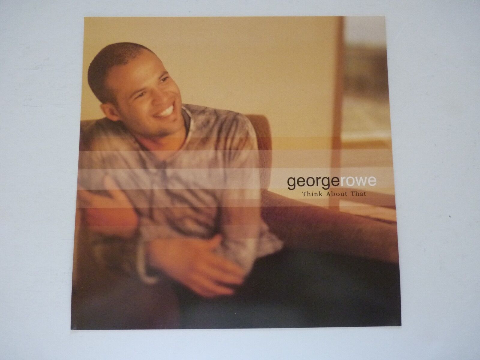 George Rowe That About That LP Record Photo Poster painting Flat 12x12 Poster