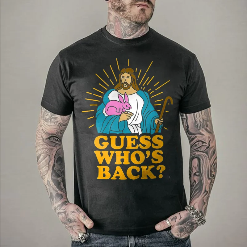 Guess Who's Back? Printed Men's T-shirt