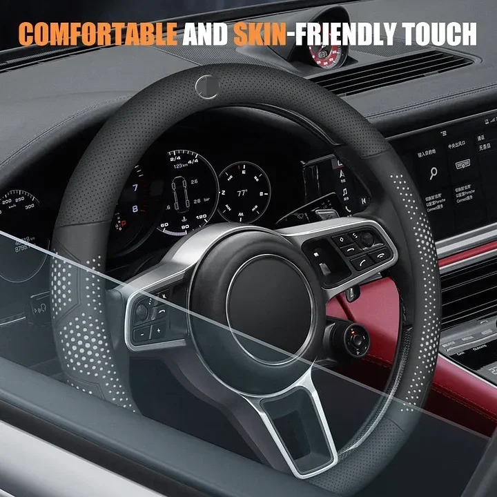 Ultra-thin carbon fiber sports car steering wheel cover