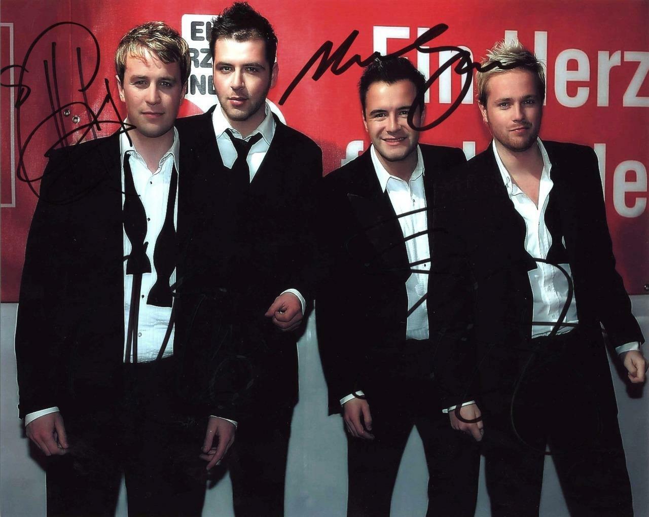 Westlife SIGNED AUTOGRAPHED 10 X 8