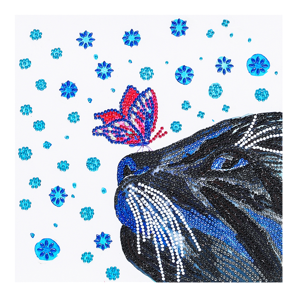 

Butterfly Cat - Special Shaped Diamond Painting - 30*30CM, 501 Original