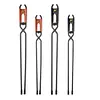 BBQ Charcoal Clips Carbon Steel Long Handle Fire Poker Outdoor Camping BBQ Tools