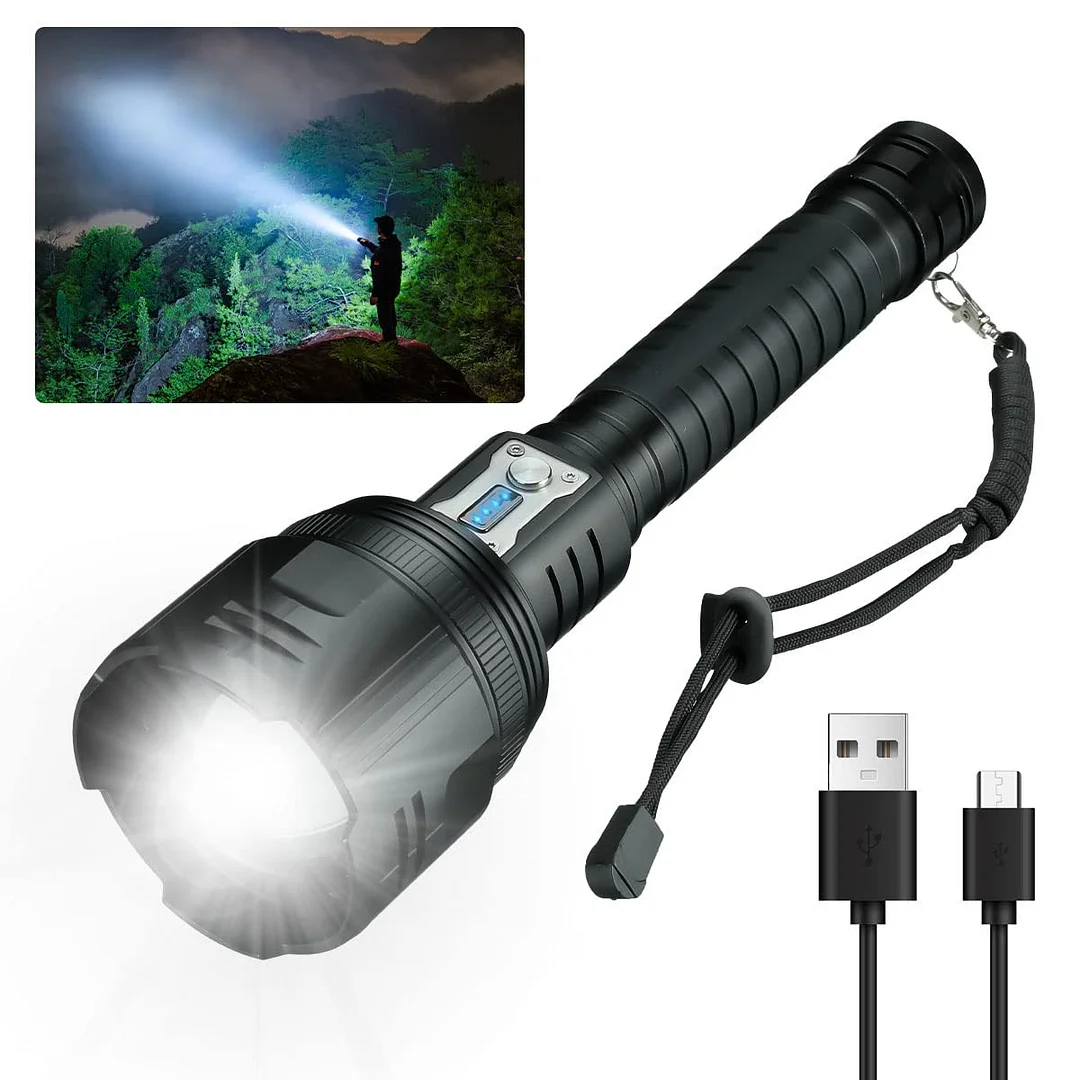 2023 new LBE rechargeable laser flashlight 190000 high lumens