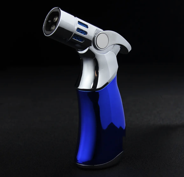 🎅49% OFF--Windproof straight torch blue flame lighter