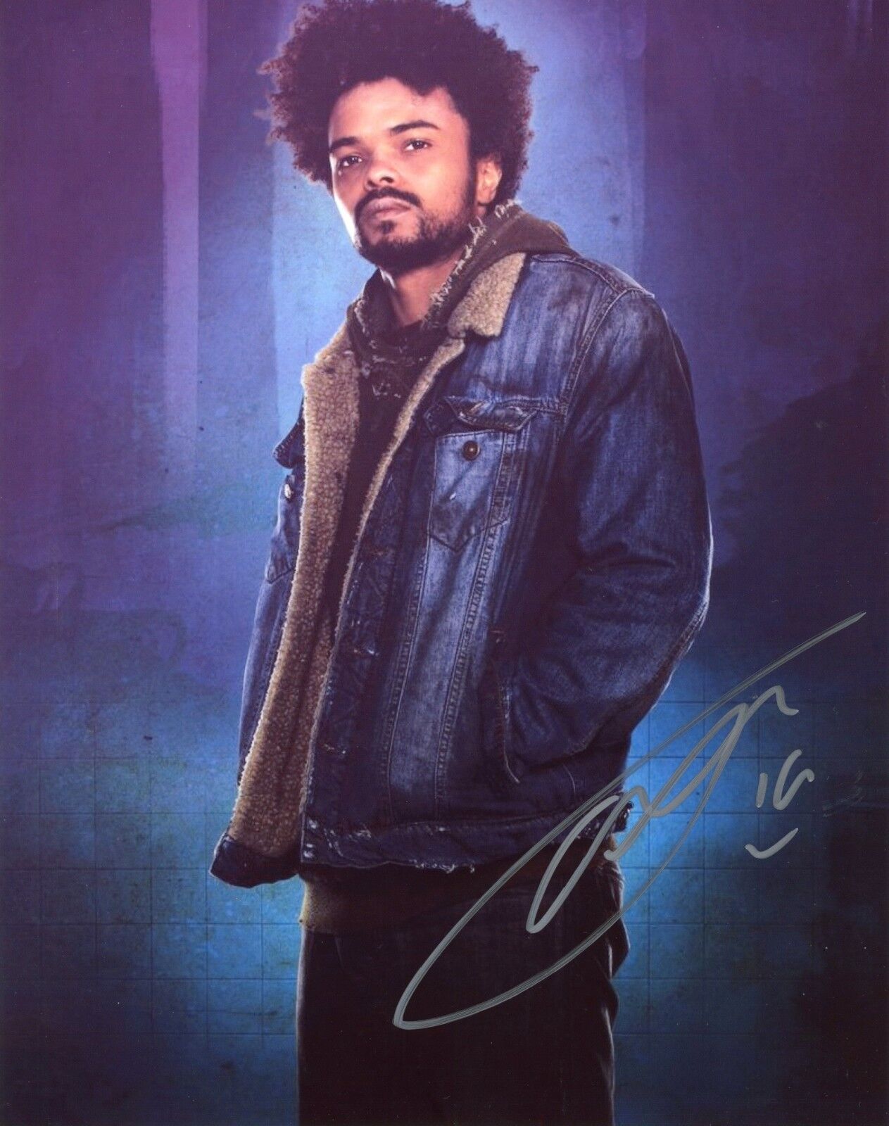 ~~ EKA DARVILLE Authentic Hand-Signed Malcolm - JESSICA JONES