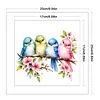 Animal Full 18CT 2 Strands DIY Stamped Cross Stitch Kits for Beginners Adults Home Wall Decor Cross Stitch Art and Crafts Kits 25x25cm