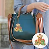 8pcs Christmas Bear DIY Diamond Painting Double Sided Keychains
