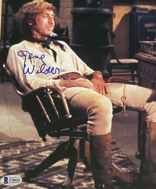 Gene WIlder signed autographed 8x10 Photo Poster painting IN PERSON Blazing Saddles COA