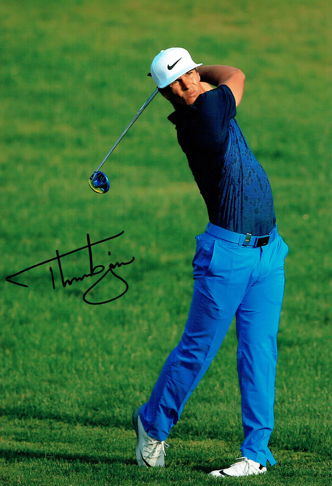 Thorbjorn OLESEN SIGNED Autograph Dubai Desert Classic 12x8 Photo Poster painting AFTAL COA