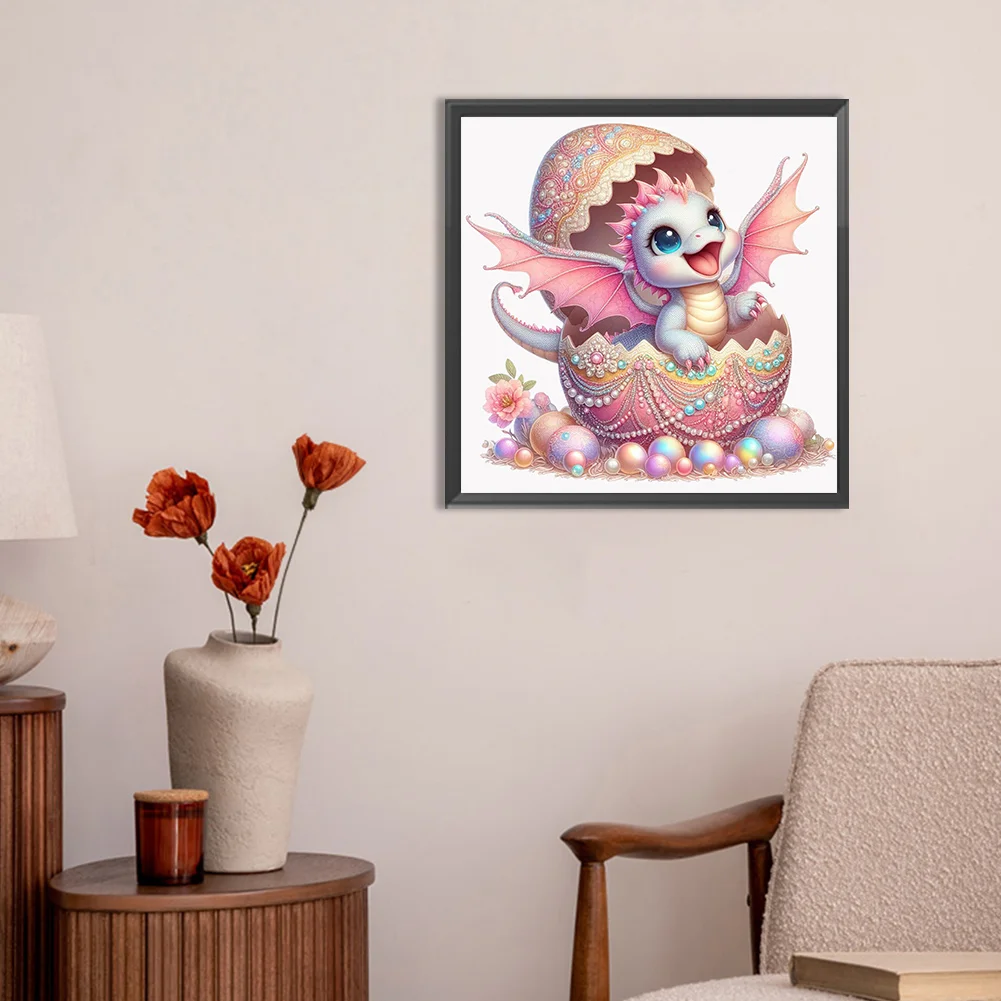 Diamond Painting - Full Round Drill - Jeweled Dragon Egg(Canvas|30*30cm)