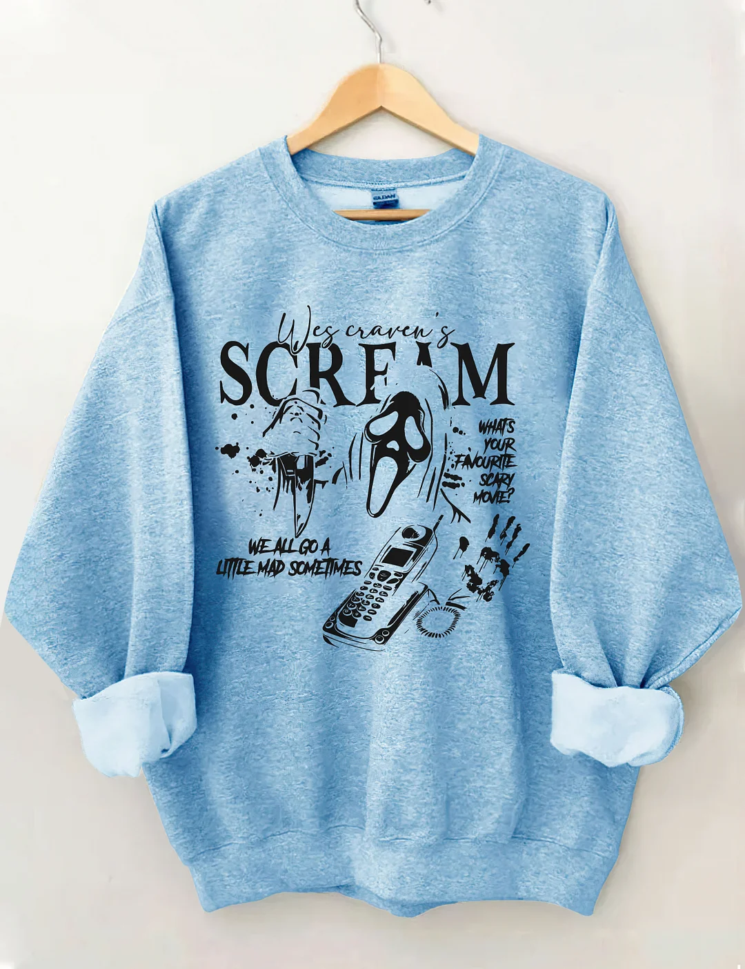 Vintage Ghostface Halloween Sweatshirt