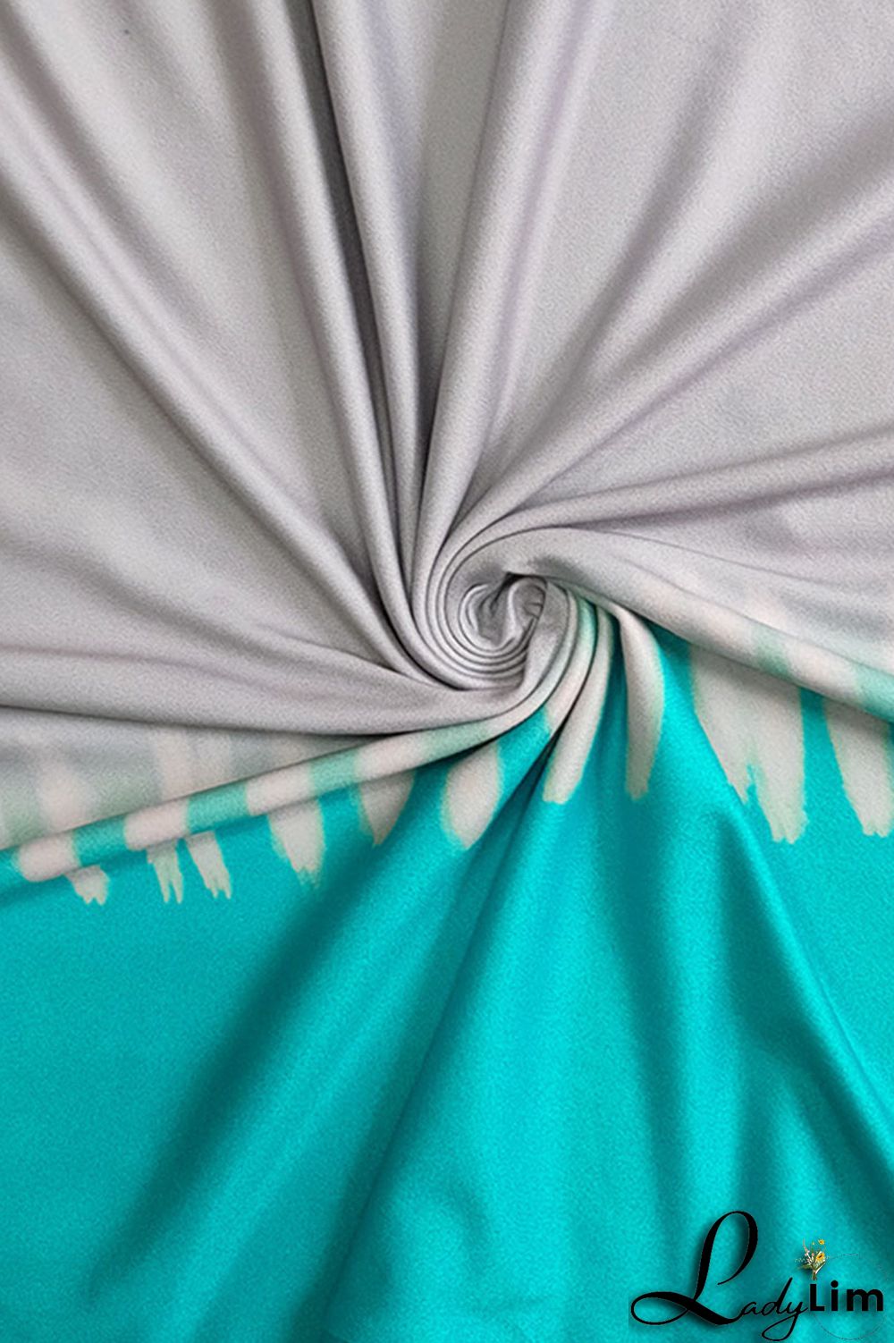 Blue Sexy Print Patchwork Spaghetti Strap Straight Dresses