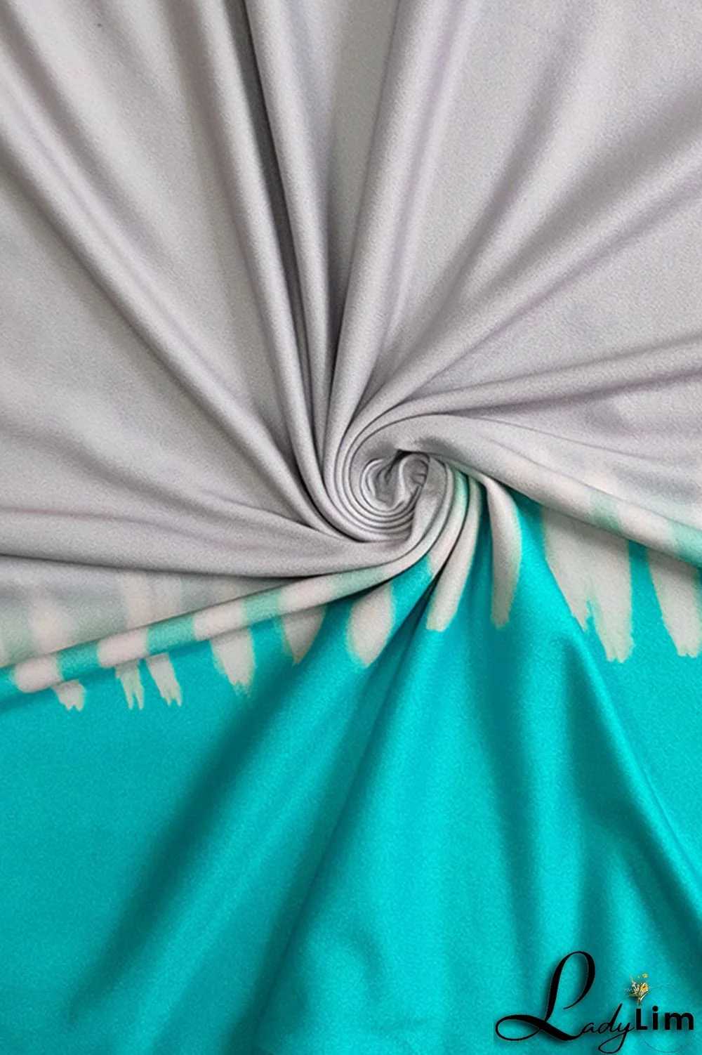 Blue Sexy Print Patchwork Spaghetti Strap Straight Dresses