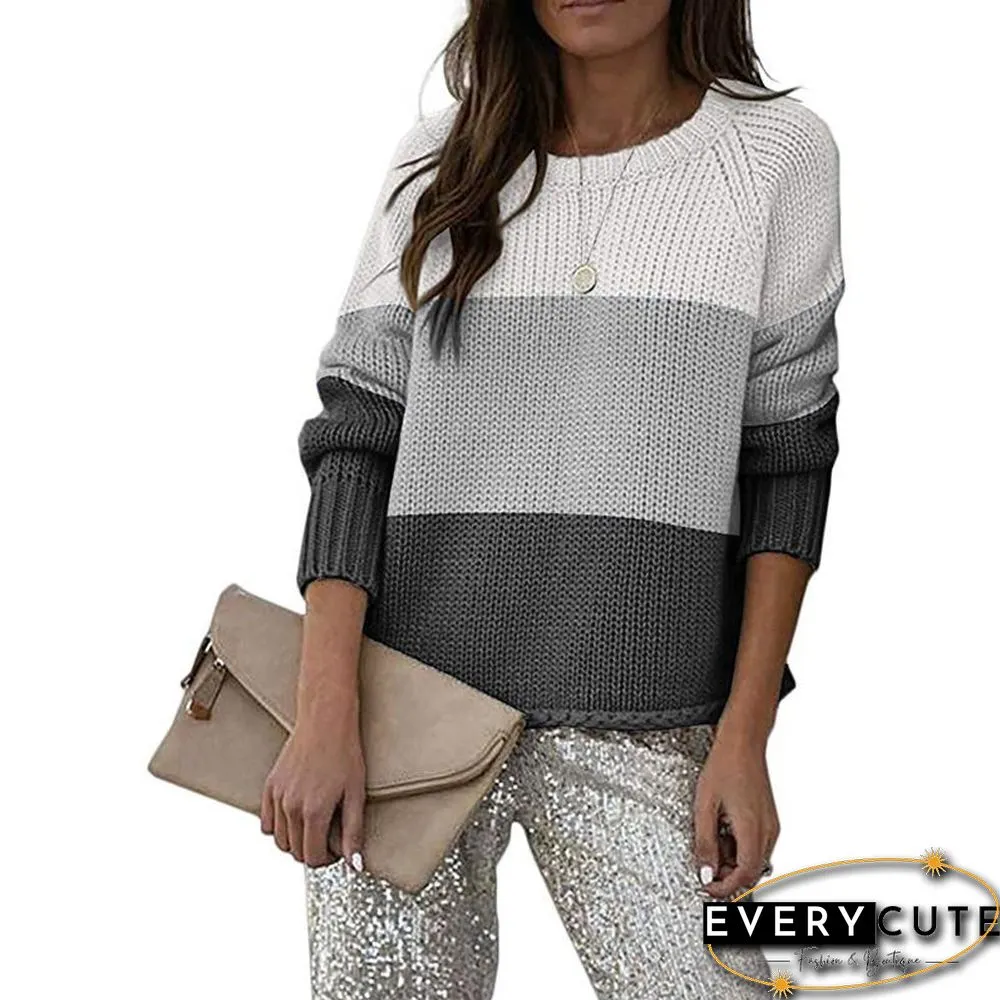 Round Neck Casual Bottoming Shirt Sweater