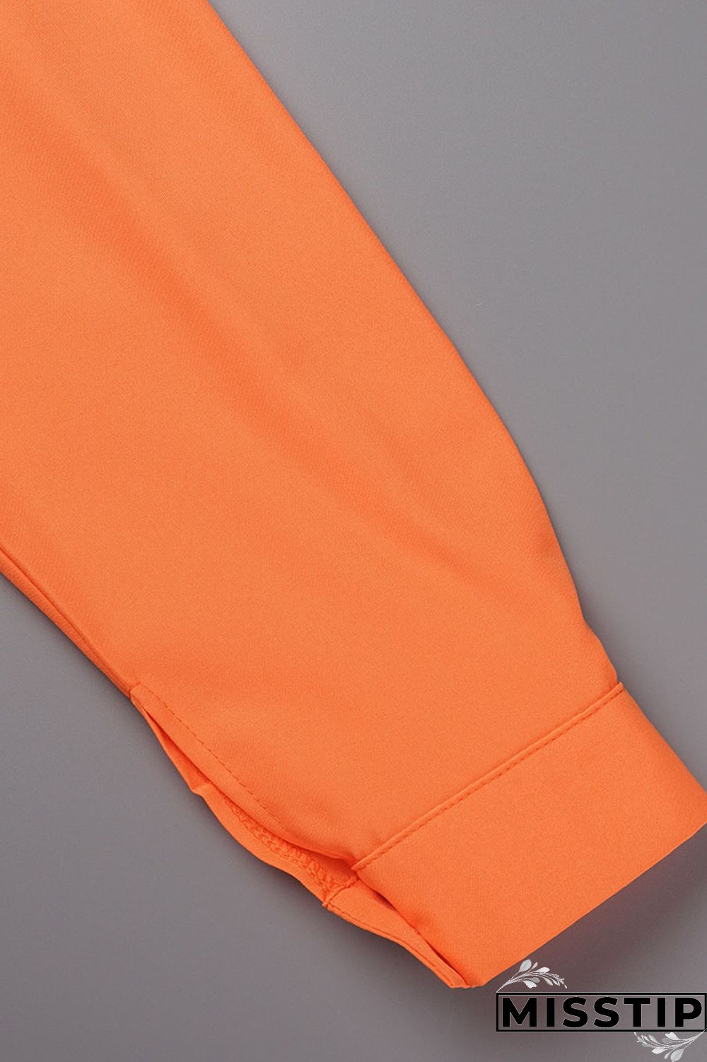 Green Casual Solid Patchwork Buckle Turndown Collar Tops