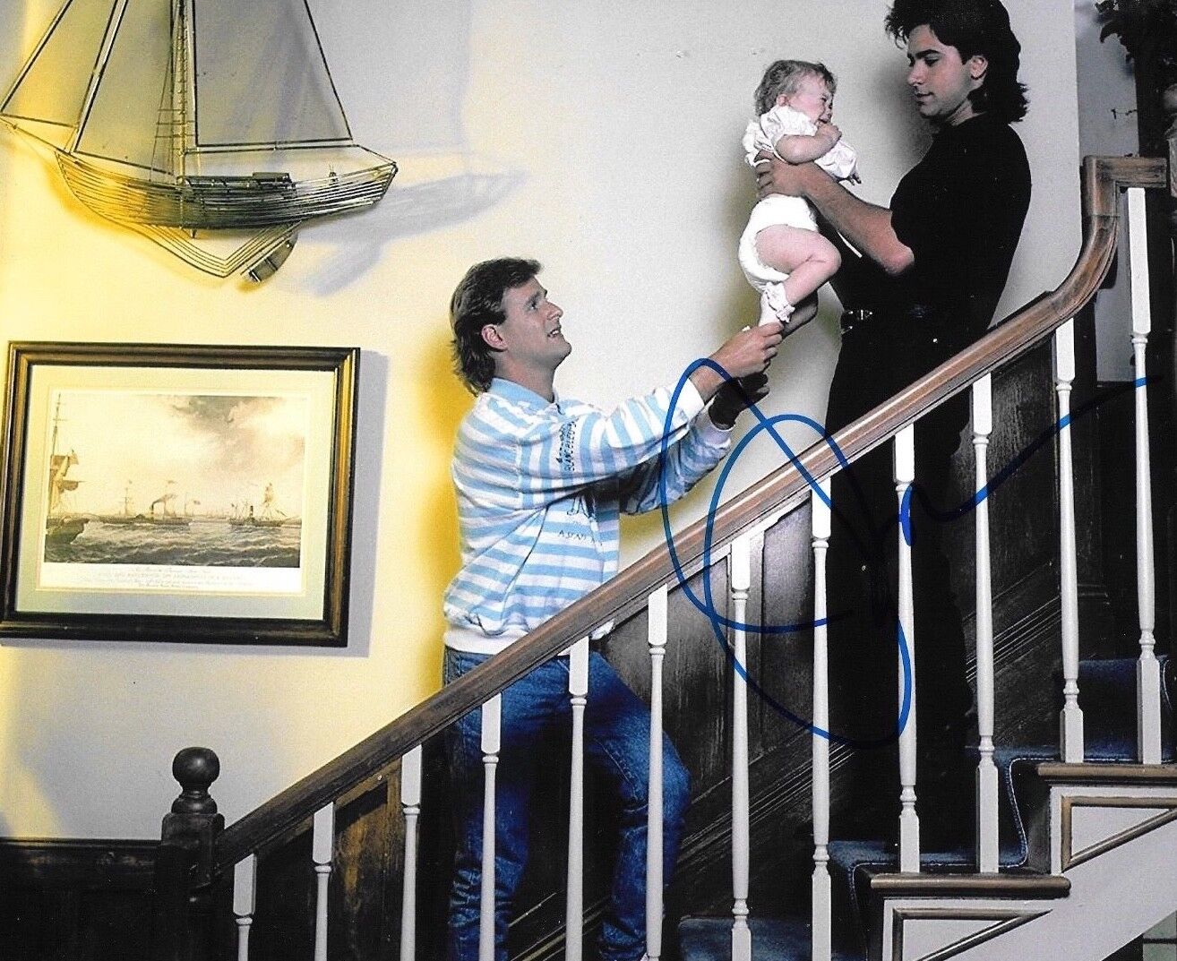 * JOHN STAMOS * signed autographed 8x10 Photo Poster painting * FULL HOUSE * JESSE * 1