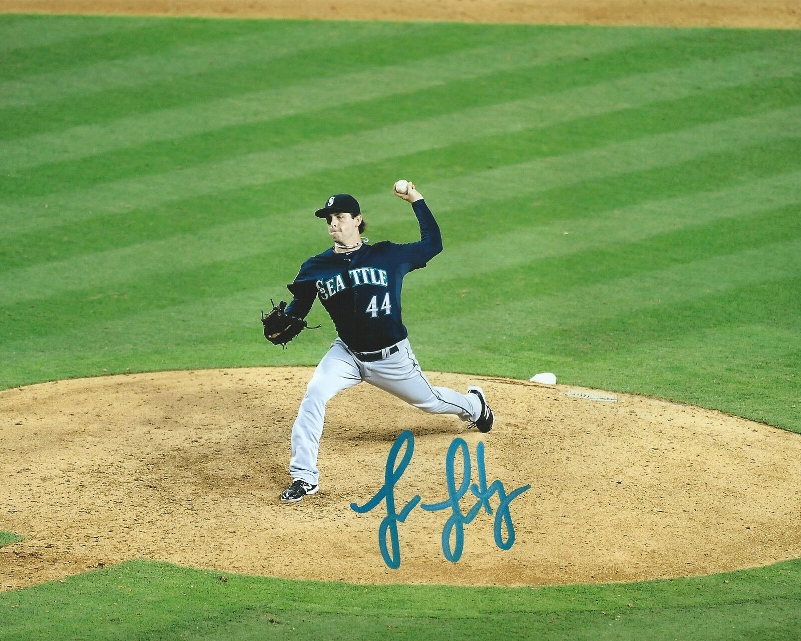 **GFA Seattle Mariners *LUCAS LUETGE* Signed 8x10 Photo Poster painting L5 COA**