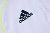Joyfball 2025/2026 Real Madrid Half-Pull Training Suit White Retro Version Football Shirt 1:1 Thai Quality
