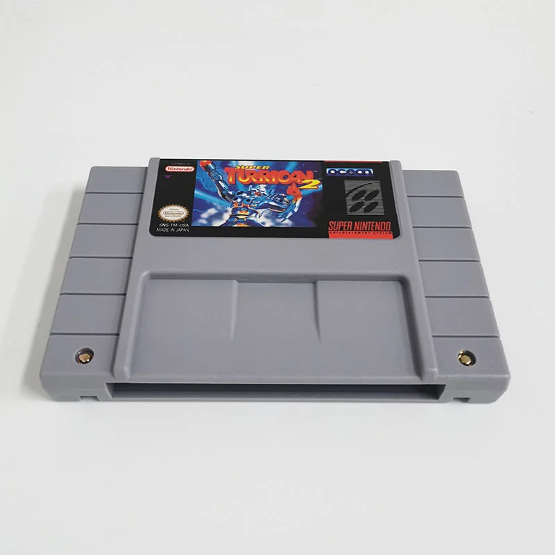 Super Turrican 2 SNES For Super Nintendo Entertainment System - 16 Bit US Version Game Cartridge