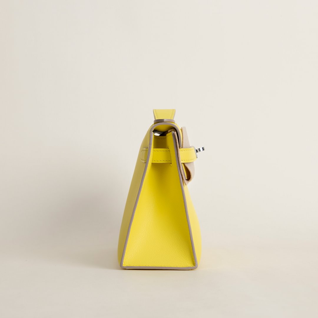 Kelly pochette Swift 9R Lime PHW