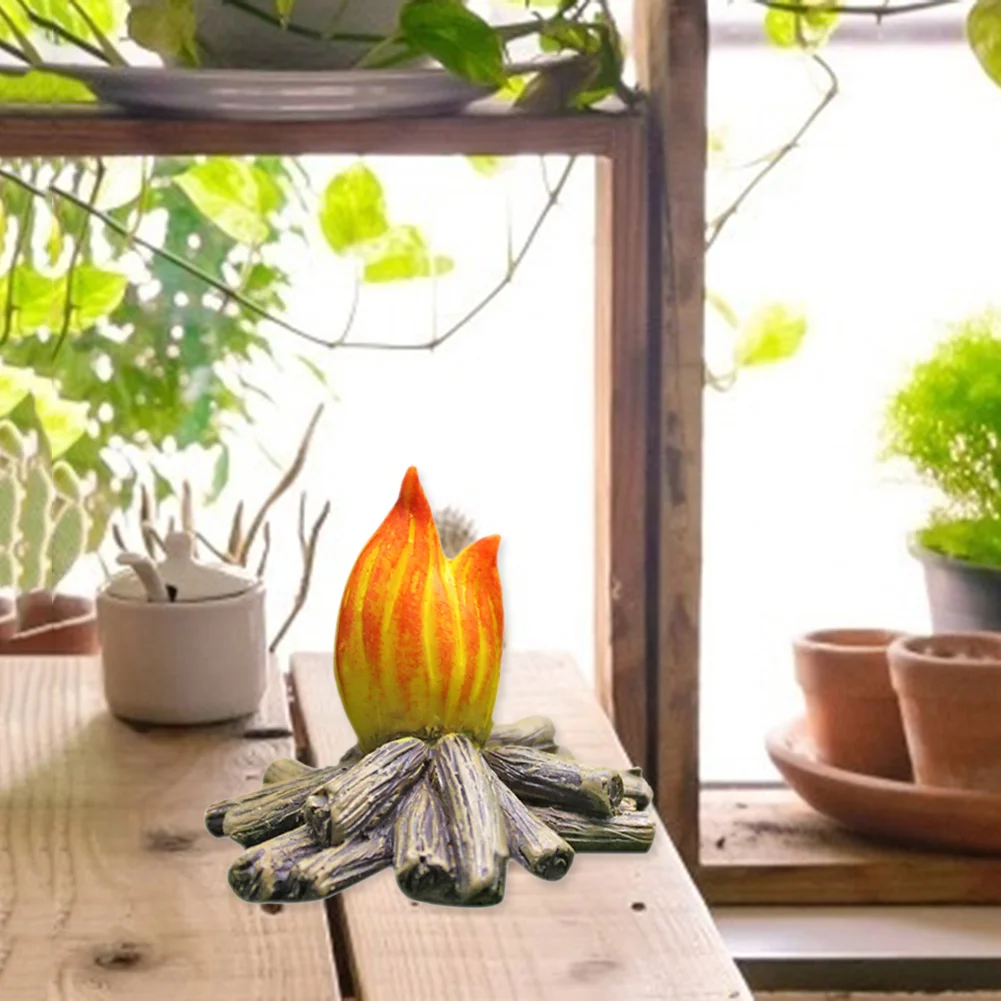 Mini Dwarf Gnome Statue Garden Ornament Resin Fairy Micro Landscape Elf (D)