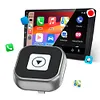 2 in 1 Wireless CarPlay Android Auto Adapter Plug & Play for Factory Wired Cars