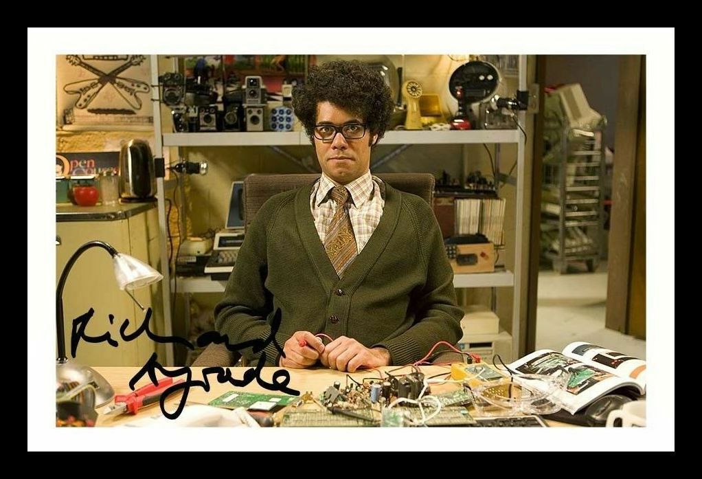 Richard Ayode - The IT Crowd Autograph Signed & Framed Photo Poster painting