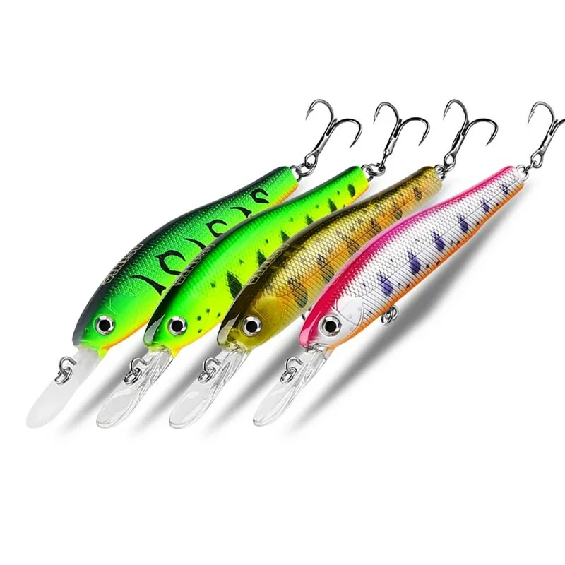 ASINIA Best price 4pcs each set 65mm 5.5g dive 2m professional quality magnet weight fishing lures minnow