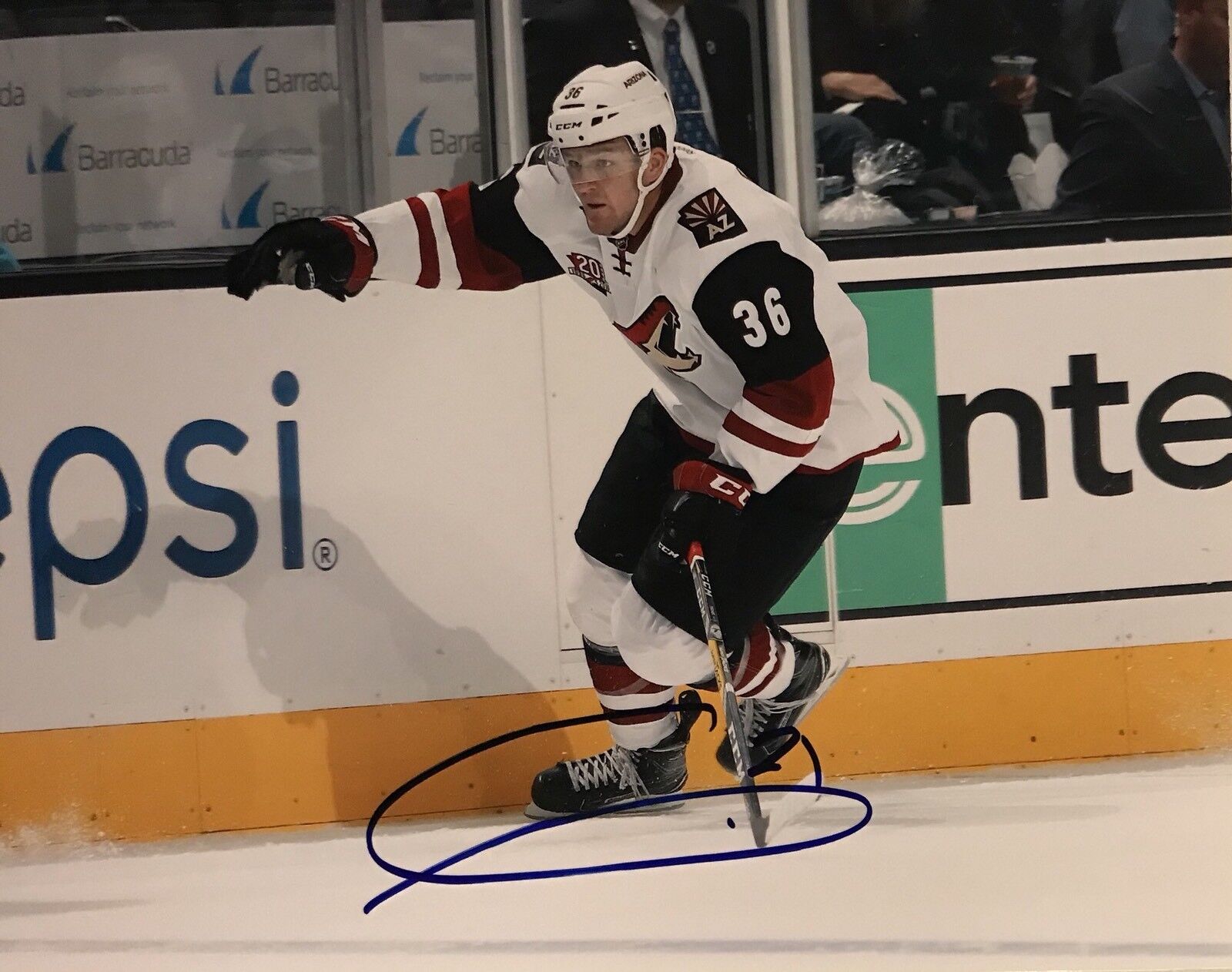 Christian Fischer Signed Autographed Arizona Coyotes 8x10 Photo Poster painting ROY Coa