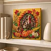 DIY Pre-Framed Autumn Festival Button Art Canvas Kit