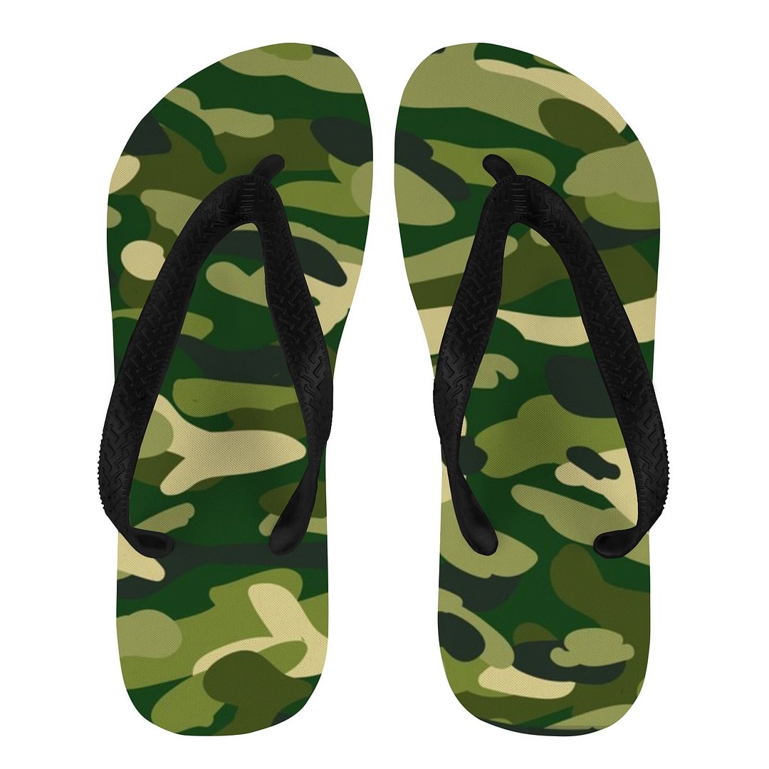 Slides - Green Camoflauge