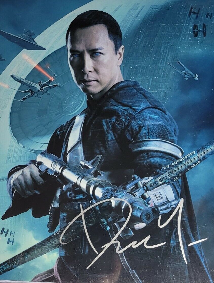 Donnie Yen Authentic Autographed 8x10 Photo Poster painting w/ COA