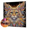 Framed Diamond Painting - Special Shaped - Cat (25x25cm)