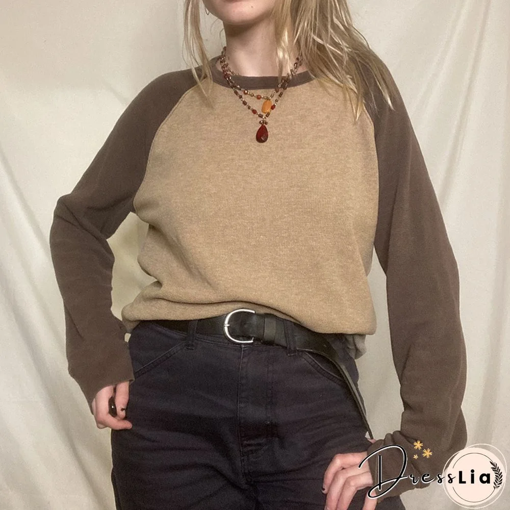 Ribbed Raglan Sleeve T- Shirts