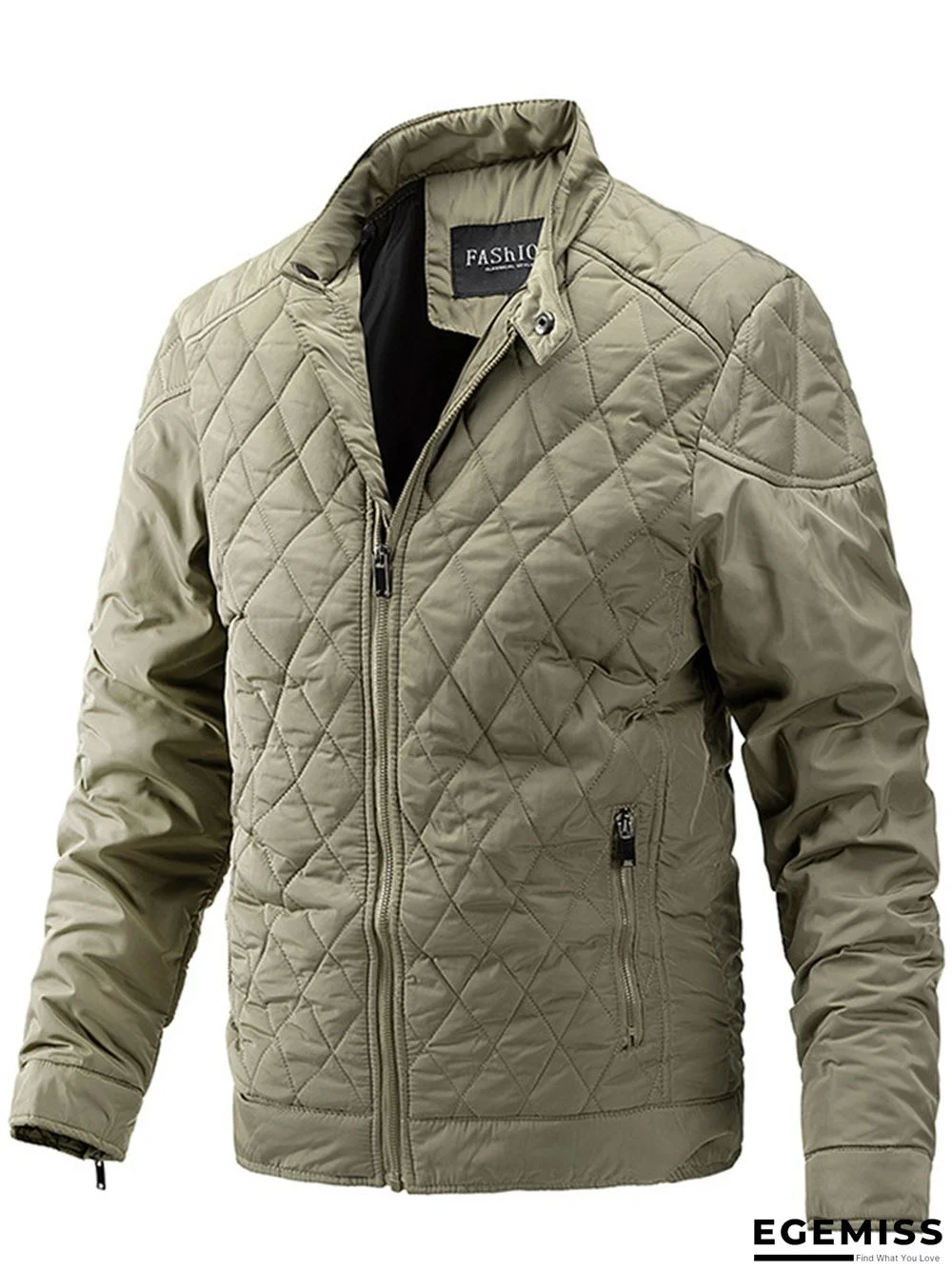 Men's Casual Thin Cotton Solid Color Jacket | EGEMISS