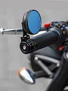 1 Pair 7/8 Motorcycle Bar End Mirror Motorcycle Handle Bar End Rearview Mirrors