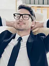 Smart Glasses AI Voice Assistant BT Audio Glasses with Open Ear Speaker Hands-Free Calls & Built-in Microphone for Men & Woman