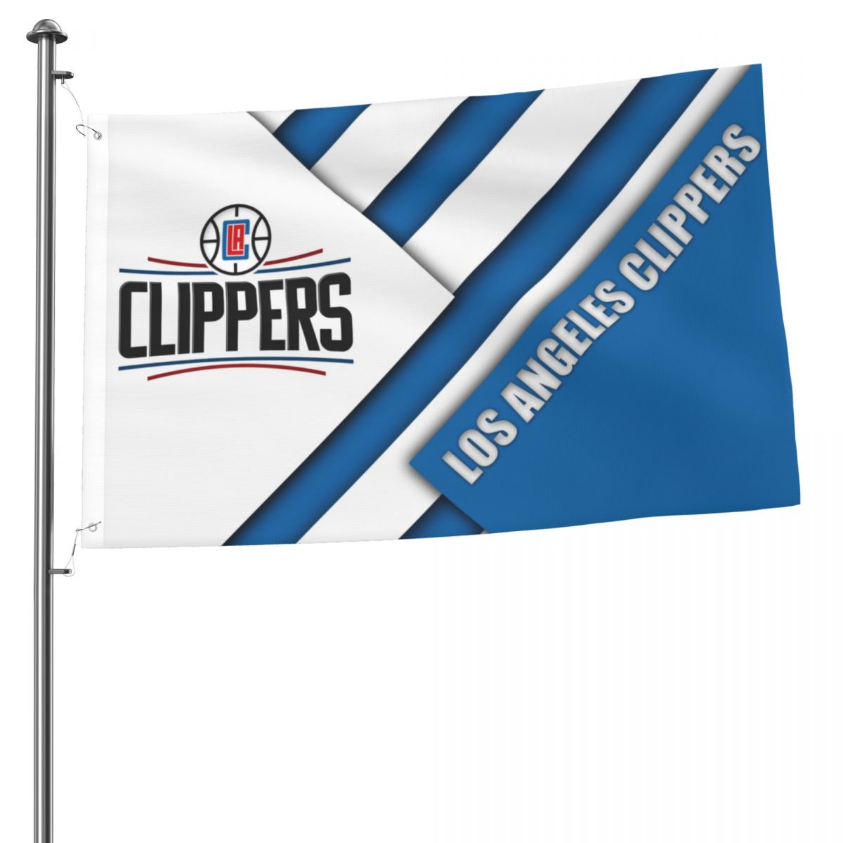 Los Angeles Clippers Abstraction Art 2x3 FT UV Resistant Flag