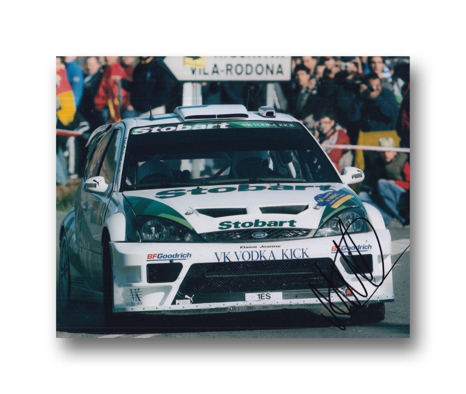 MATTHEW WILSON HAND SIGNED 10X8 Photo Poster painting FORD RALLY.