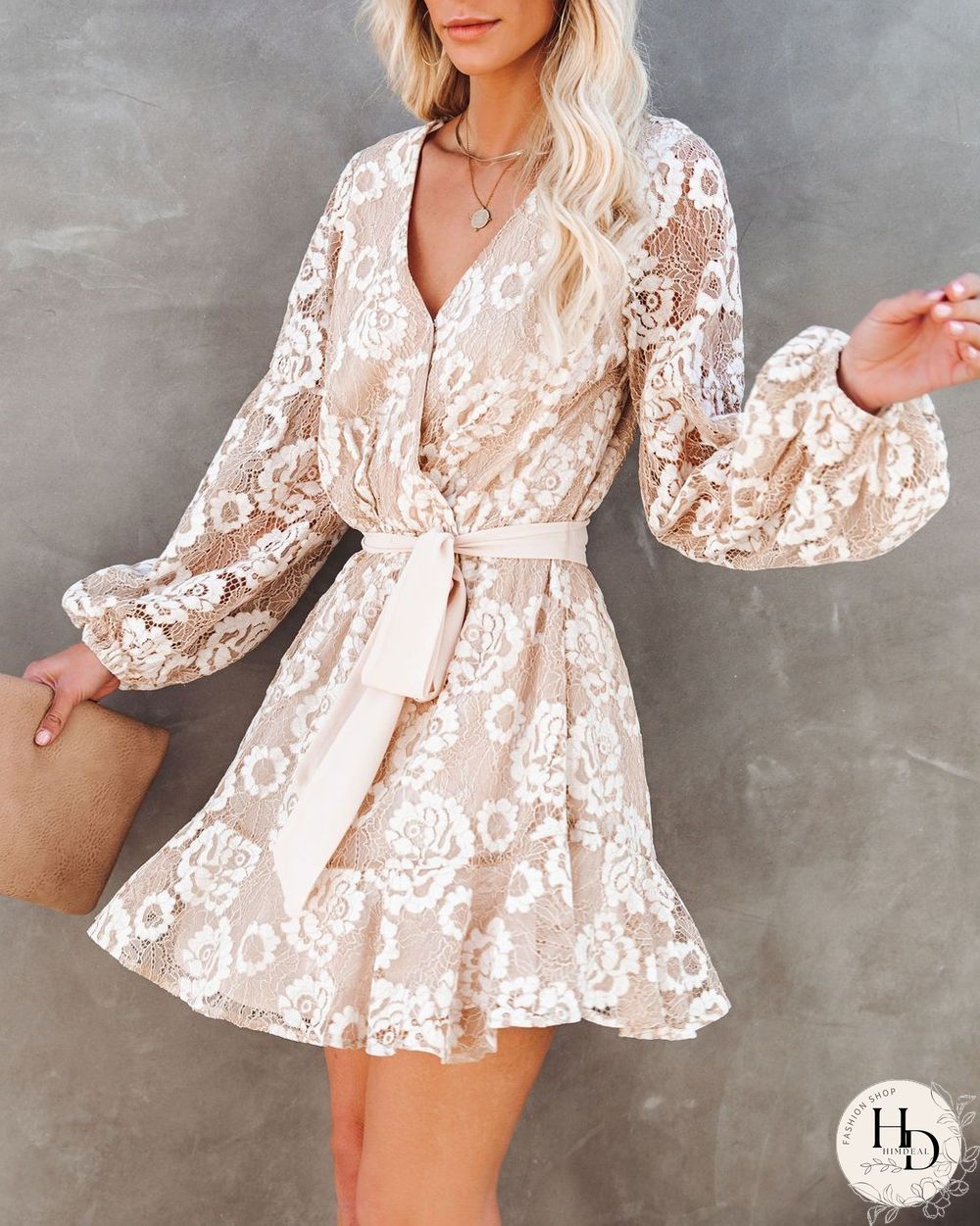 Spring Women Lace Bohemia Women Dress