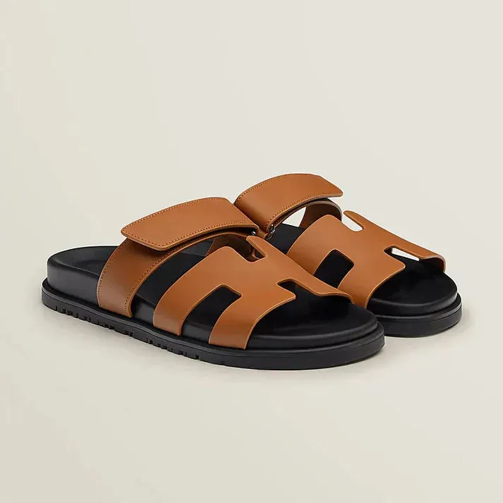 Breakj Breakj Summer New Thick Bottom Cool Slippers Large-Size Magic Sticker Outside Wearing Casual Women's Shoes