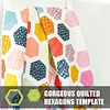 Gorgeous Quilted Hexagons Template Set