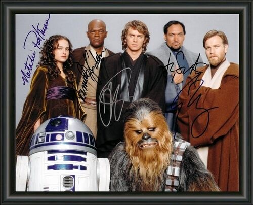 STAR WARS CAST SIGNED AUTOGRAPHED A4 Photo Poster painting POSTER -  POSTAGE