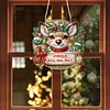Diamond Painting Acrylic Reindeer Pendant Kits for Home Wall Decor