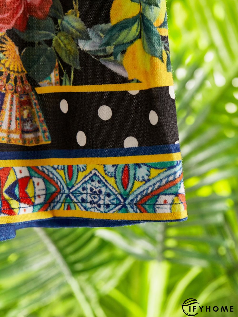 Collarless Vintage Cotton Blends Cardigan | IFYHOME