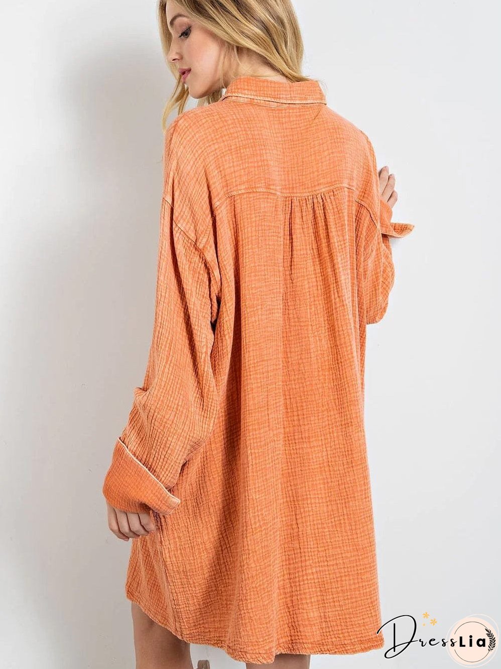 Autumnal-Colored Mini Dress