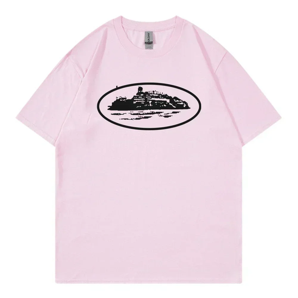 Unisex Vintage Trend Printed Casual Crew Neck Cotton Short SleeveT-shirts  